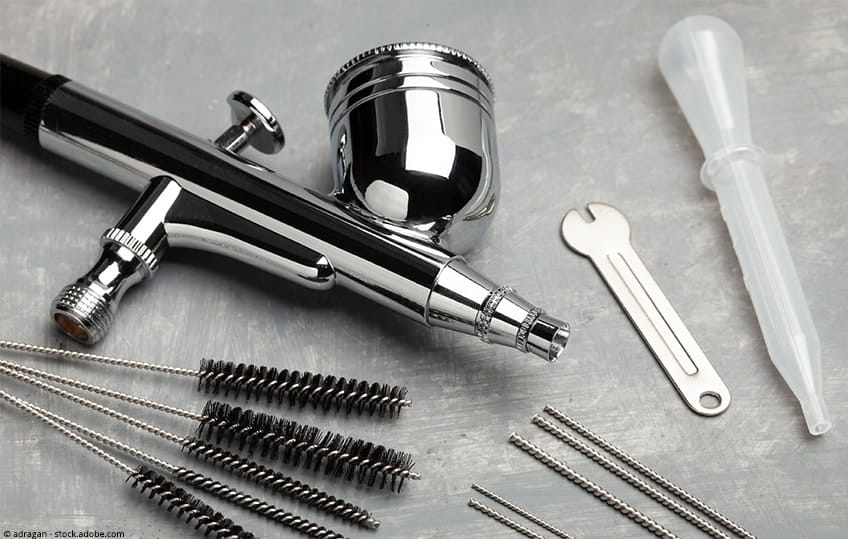 Details about   Airbrush Set High Quality Copper Coating 3-piece Silver Airbrush Replacement For