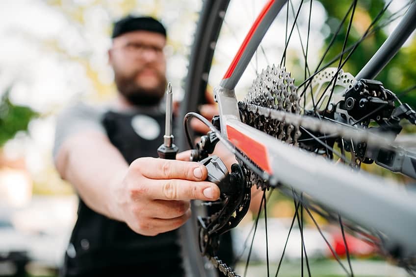 sanding bike rims