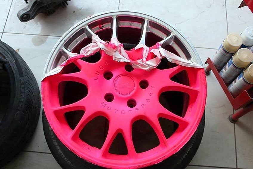 Peelable Wheel Paint